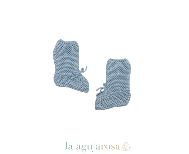 BOTA RECOGIDAS CELESTE BEBÉ DE LA COLECCIÓN PIANO DE JULIANA