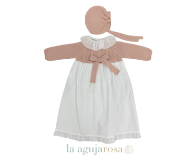 FALDÓN PLUMETI ROSA PALO DE LA COLECCIÓN ACUARELA DE JULIANA