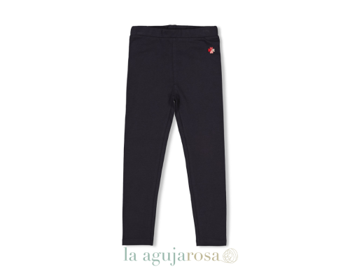 CONJUNTO NIÑA EN ROJO Y NEGRO DE ALGODÓN DE JUBEL