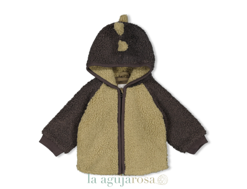 CHAQUETA BOUCLÉ CON CAPUCHA DE FEETJE