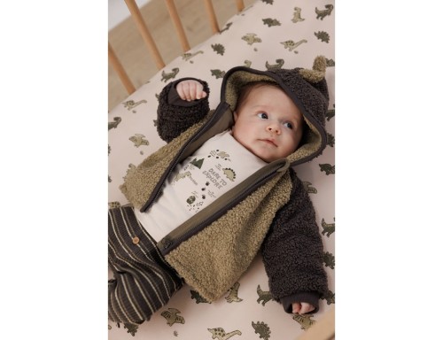 CHAQUETA BOUCLÉ CON CAPUCHA DE FEETJE