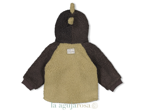 CHAQUETA BOUCLÉ CON CAPUCHA DE FEETJE
