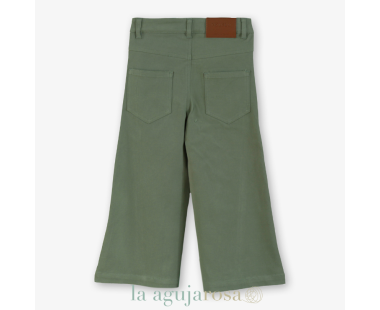 PANTALÓN NIÑA COLOR VERDE DE MIRANDA 2