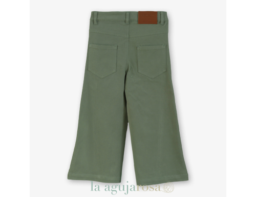 PANTALÓN NIÑA COLOR VERDE DE MIRANDA