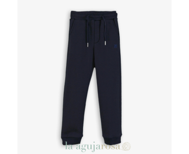 PANTALÓN DE CHÁNDAL BÁSICO AZUL MARINO DE NIÑO