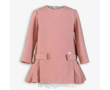 VESTIDO DE MANGA LARGA JACQUARD DE TERCIOPELO DE MIRANDA 2