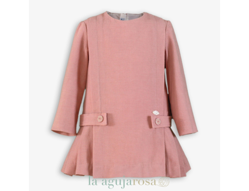 VESTIDO DE MANGA LARGA JACQUARD DE TERCIOPELO DE MIRANDA