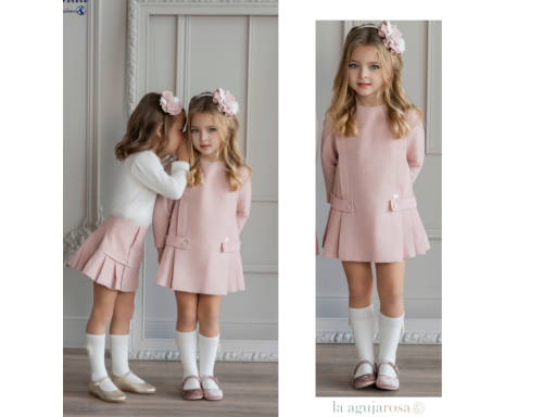 VESTIDO DE MANGA LARGA JACQUARD DE TERCIOPELO DE MIRANDA