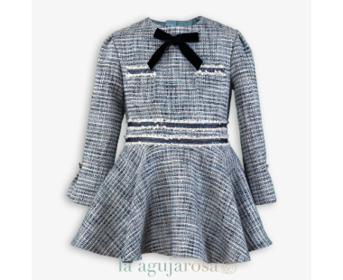 VESTIDO NIÑA MANGA LARGA CHANEL DE MIRANDA 2