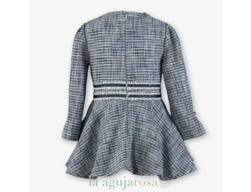 VESTIDO NIÑA MANGA LARGA CHANEL DE MIRANDA