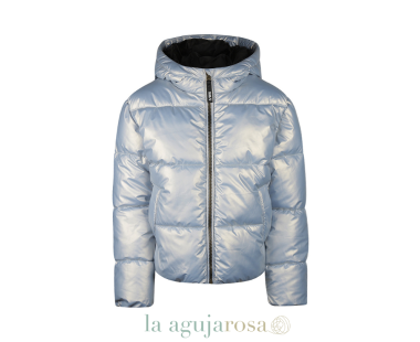 ABRIGO AZUL CLARO CON CAPUCHA NO WAY MONDAY 2