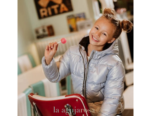 ABRIGO AZUL CLARO CON CAPUCHA NO WAY MONDAY