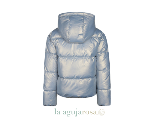 ABRIGO AZUL CLARO CON CAPUCHA NO WAY MONDAY