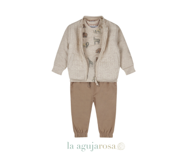 CONJUNTO DE NIÑO DIRKJE DE 3 PIEZAS CAMISETA CHAQUETA Y... 2