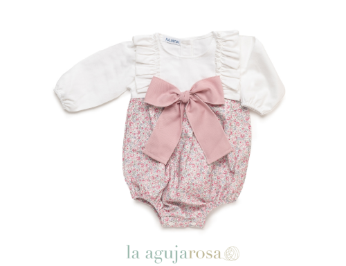 PELELE DE FLORES CON LAZO DE LA COLECCIÓN DANZA DE JULIANA