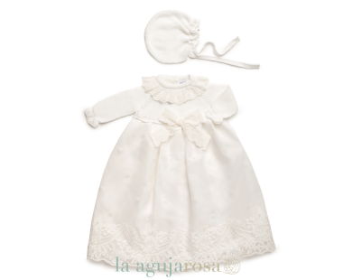 FALDÓN DE ENCAJE DE VERANO BLANCO DE JULIANA