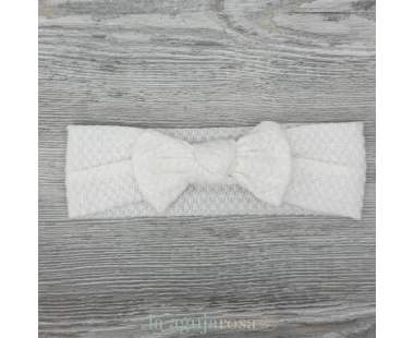 TURBANTE DE PUNTO BLANCO DE JULIANA