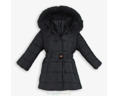 ABRIGO INFANTIL NIÑA GRIS MARENGO DE MIRANDA 2