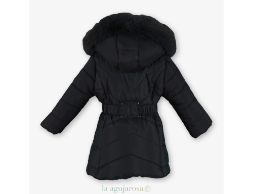 ABRIGO INFANTIL NIÑA GRIS MARENGO DE MIRANDA