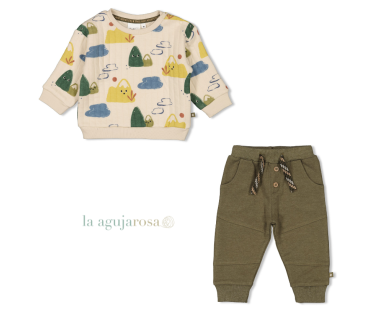CONJUNTO DE ALGODÓN DE BEBÉ FEETJE 2