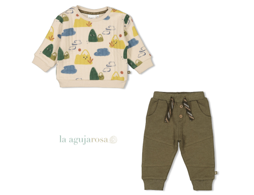 CONJUNTO DE ALGODÓN DE BEBÉ FEETJE