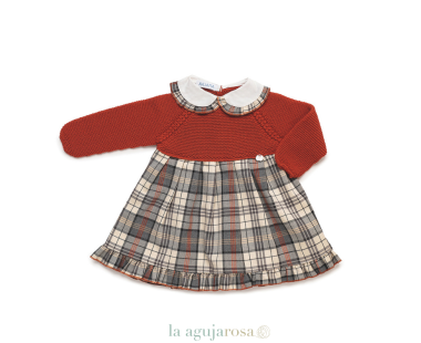 VESTIDO CUERPO PUNTO CUADROS DE LA COLECCIÓN ALEGORÍA DE... 2