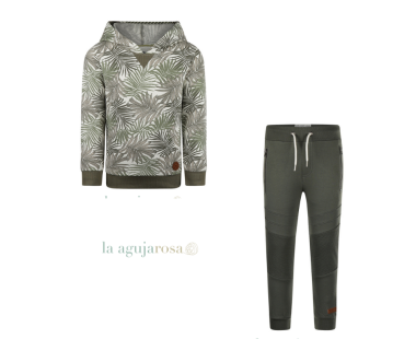CONJUNTO SUDADERA CON CAPUCHA Y PANTALÓN CHÁNDALPARA NIÑO...