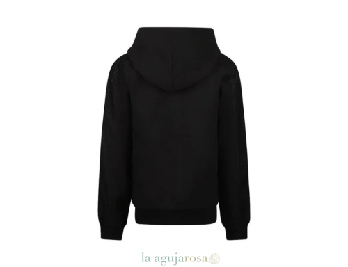 SUDADERA NEGRA CON CAPUCHA DE NO WAY MONDAY