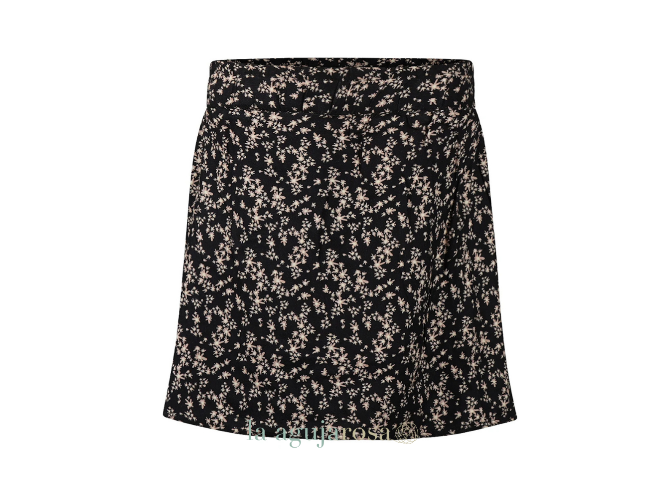 FALDA NEGRA FLORAL PARA NIÑA NO WAY MONDAY