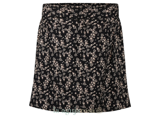 FALDA NEGRA FLORAL PARA NIÑA NO WAY MONDAY