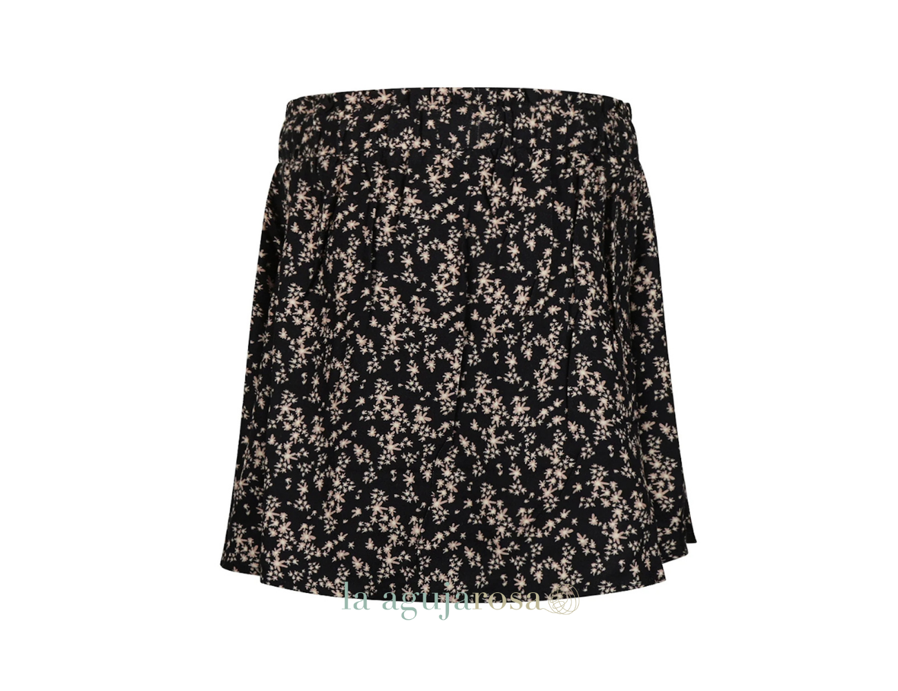 FALDA NEGRA FLORAL PARA NIÑA NO WAY MONDAY