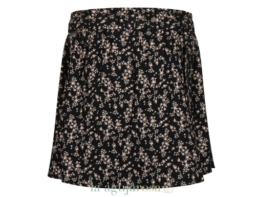 FALDA NEGRA FLORAL PARA NIÑA NO WAY MONDAY