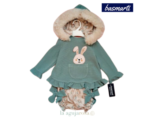 CONJUNTO BEBÉ NÑA DE LA COLECCIÓN UFFIZI DE BASMARTÍ