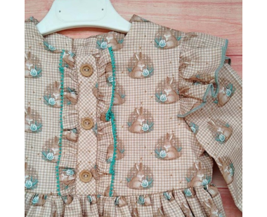 VESTIDO NIÑA DE LA FAMILIA UFFIZI DE BASMARTÍ 2