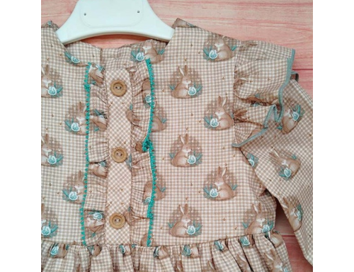 VESTIDO NIÑA DE LA FAMILIA UFFIZI DE BASMARTÍ