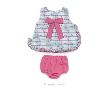 JESUSITO CON BRAGA TELA DE CUADROS DE LA COLECCIÓN CEREZA... 2