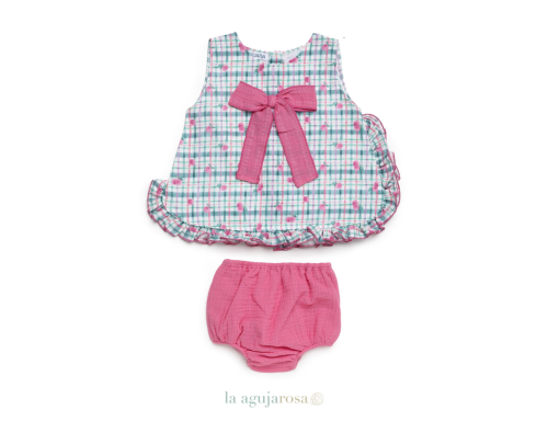 JESUSITO CON BRAGA TELA DE CUADROS DE LA COLECCIÓN CEREZA DE JULIANA