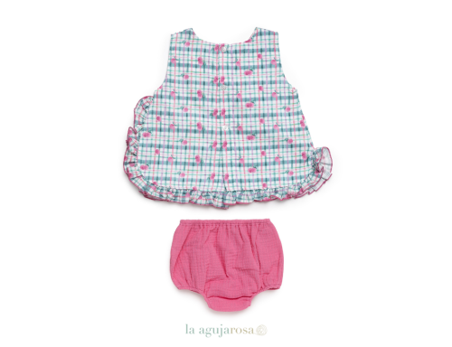 JESUSITO CON BRAGA TELA DE CUADROS DE LA COLECCIÓN CEREZA DE JULIANA