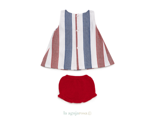 JESUSITO CON BRAGA PUNTO RAYADO DE LA COLECCIÓN SANDÍA DE JULIANA