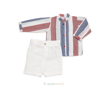 CONJUNTO DE NIÑO MANGA LARGA RAYADO DE LA COLECCIÓN... 2