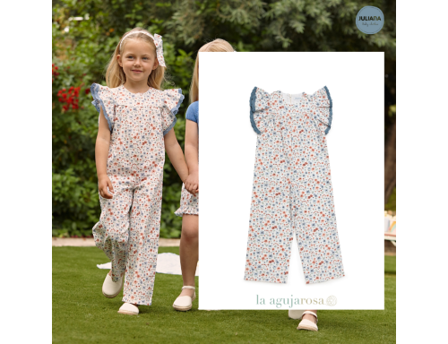 MONO FLORES HOMBRERAS DE LA COLECCIÓN FRAMBUESA DE JULIANA