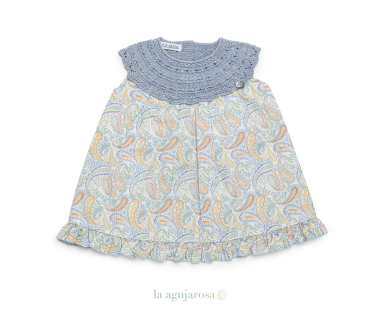 VESTIDO CUERPO REDONDO CACHEMIRAS DE LA COLECCIÓN... 2