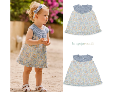 VESTIDO CUERPO REDONDO CACHEMIRAS DE LA COLECCIÓN...