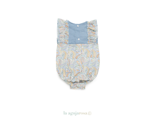 PELELE CORTADO A LA CINTURA 2 HOMBRERAS CACHEMIRAS DE LA COLECCIÓN MANDARINA DE JULIANA