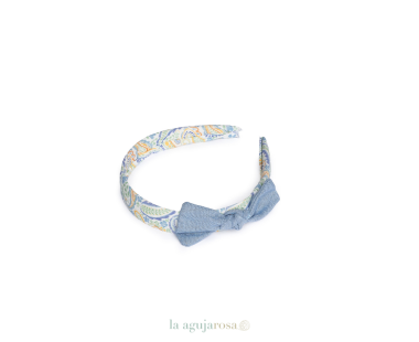 DIADEMA CACHEMIRAS LAZO DE LA COLECCIÓN MANDARINA DE JULIANA