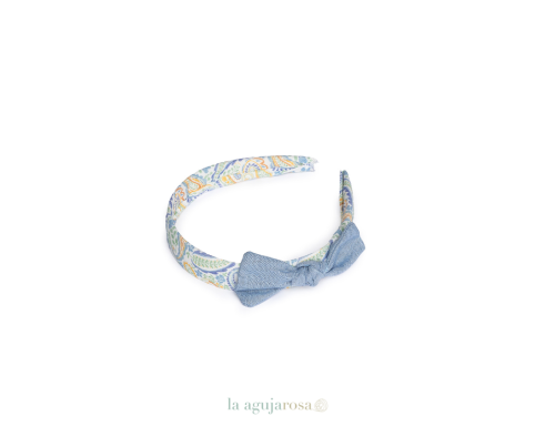DIADEMA CACHEMIRAS LAZO DE LA COLECCIÓN MANDARINA DE JULIANA
