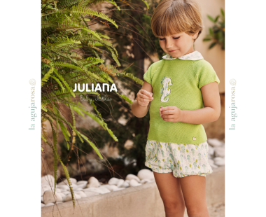 CONJUNTO PANTALÓN TELA CABALLITOS DE MAR DE LA COLECCIÓN...