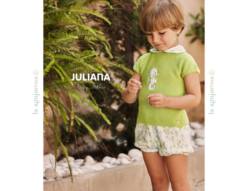 CONJUNTO PANTALÓN TELA CABALLITOS DE MAR DE LA COLECCIÓN LIMA DE JULIANA