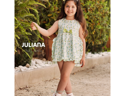 VESTIDO CON BRAGA CABALLITOS DE MAR DE LA COLECCIÓN LIMA DE JULIANA