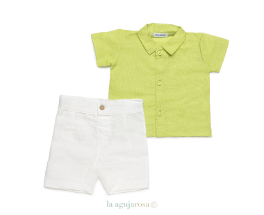 CONJUNTO CAMISA NIÑO MANGA CORTA DE LA COLECCIÓN LIMA DE... 2